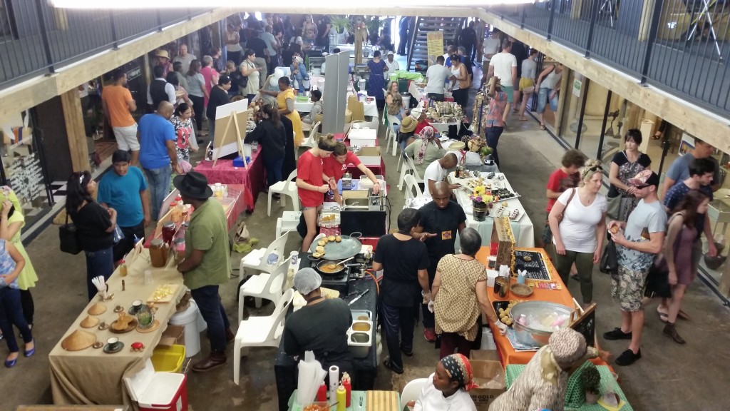 Locals rose around the food stalls at the Durban Street Food Festival on its final day.