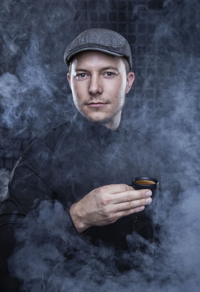 Craig Charity, who came 15 in the World Barista Championships lat year. Craig is from Durban 