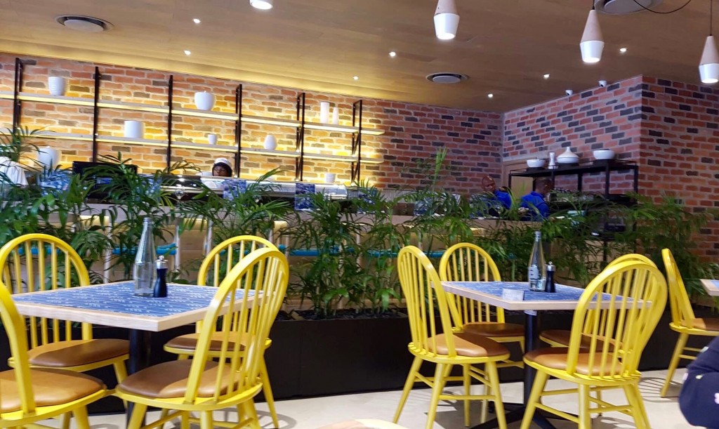 Interior of Catch, a new seafood restaurant in Umhlanga 