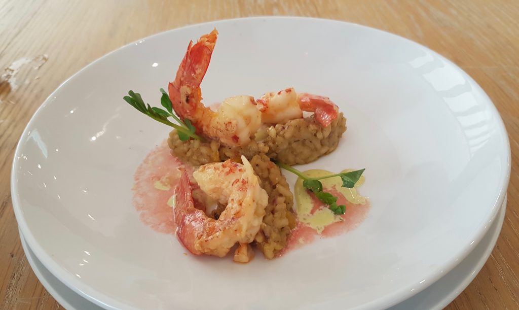 Frank's prawn risotto