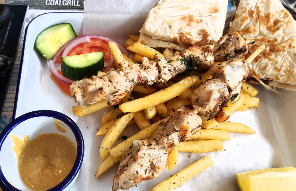 Chicken souvlaki 